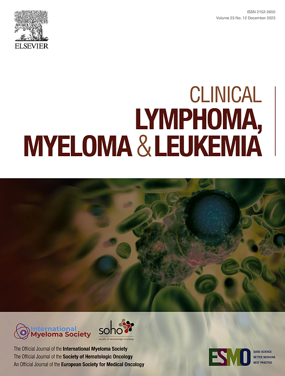 Go to journal home page - Clinical Lymphoma Myeloma and Leukemia